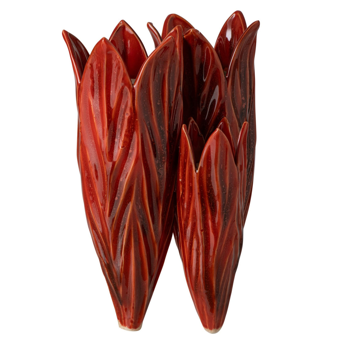 Vase Céramique Rouge J-Line