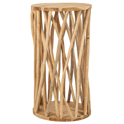 Table basse Branches Rondes Bois de Teck Naturel J-Line