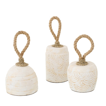 Butée de porte Terracotta Blanc Assortiment De 3 J-Line