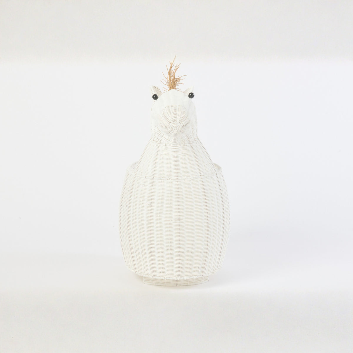 Panier Cheval Plastique Blanc J-Line