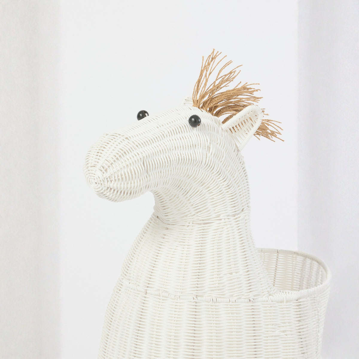 Panier Cheval Plastique Blanc J-Line