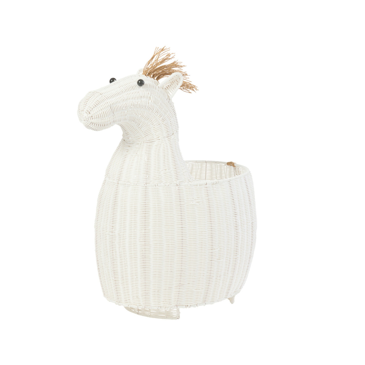 Panier Cheval Plastique Blanc J-Line