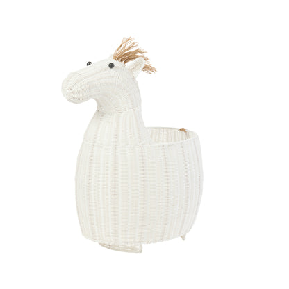 Panier Cheval Plastique Blanc J-Line