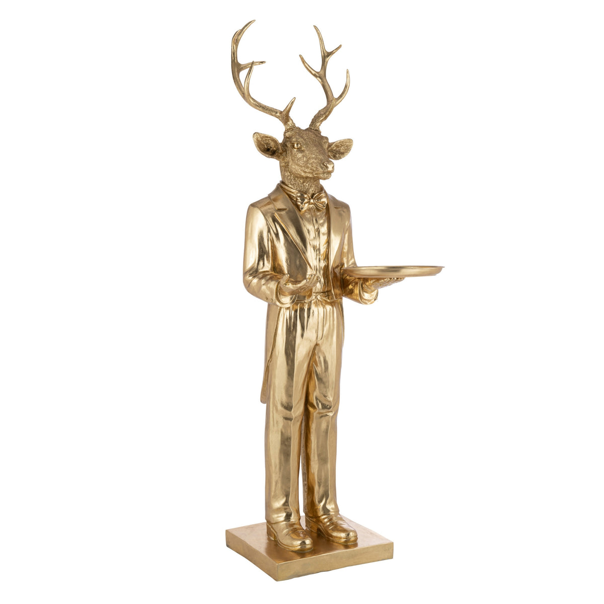 Plateau supérieur cerf poly or H194 cm J-Line