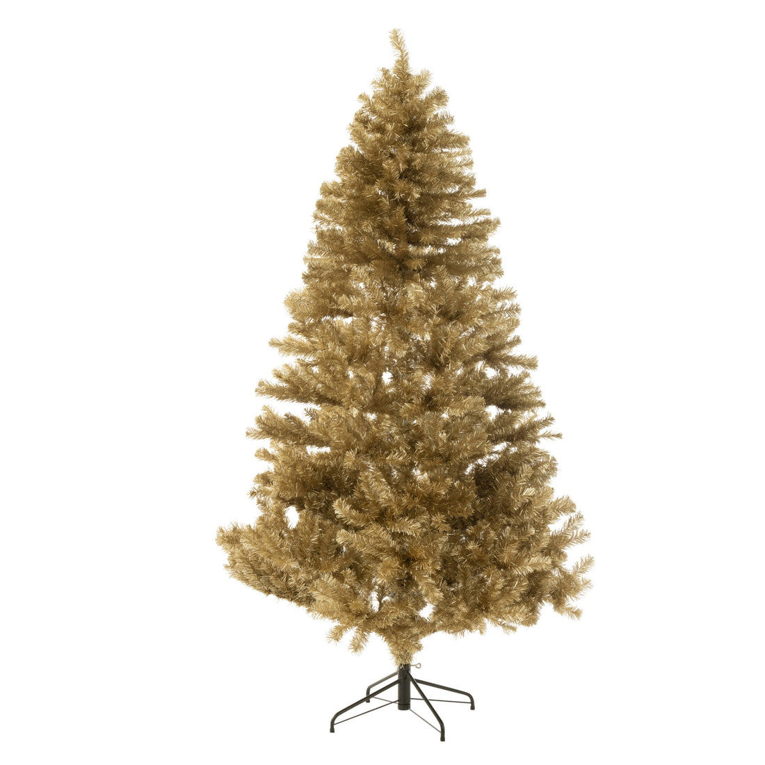 Sapin de Noël Artificiel PVC Couleur Or Large H210cm J-Line