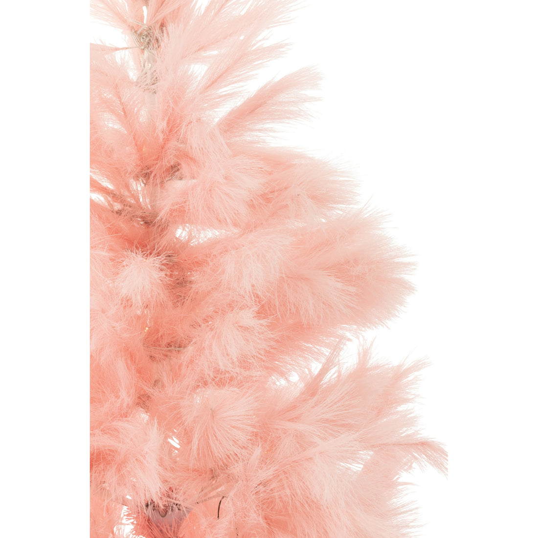 Sapin de Noël 400 LED Pampa Métal Rose clair H210cm J-Line