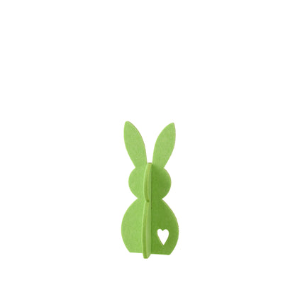 Décoration de Pâques Lapin Vert en Feutrine Lot de 3 J-Line