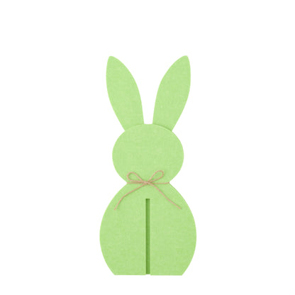 Décoration de Pâques Lapin Vert en Feutrine Lot de 3 J-Line