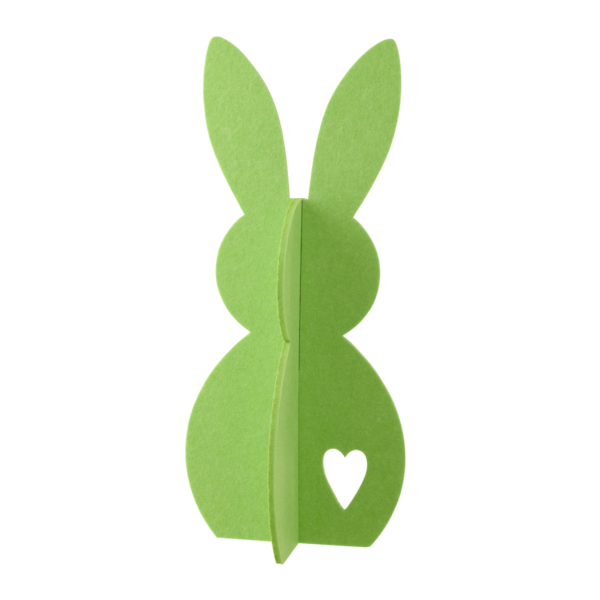 Décoration de Pâques Lapin Vert en Feutrine Lot de 3 J-Line