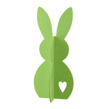 Décoration de Pâques Lapin Vert en Feutrine Lot de 3 J-Line