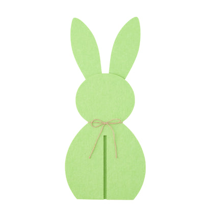 Décoration de Pâques Lapin Vert en Feutrine Lot de 3 J-Line
