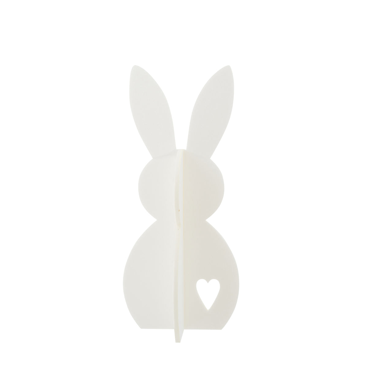 Décoration de Pâques Lapin Blanc en Feutrine Lot de 3 J-Line