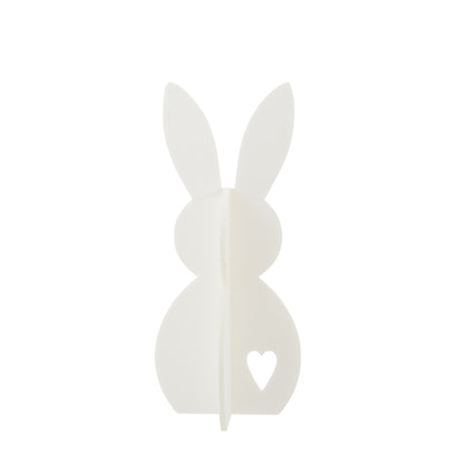 Décoration de Pâques Lapin Blanc en Feutrine Lot de 3 J-Line