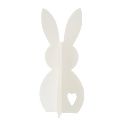 Décoration de Pâques Lapin Blanc en Feutrine Lot de 3 J-Line