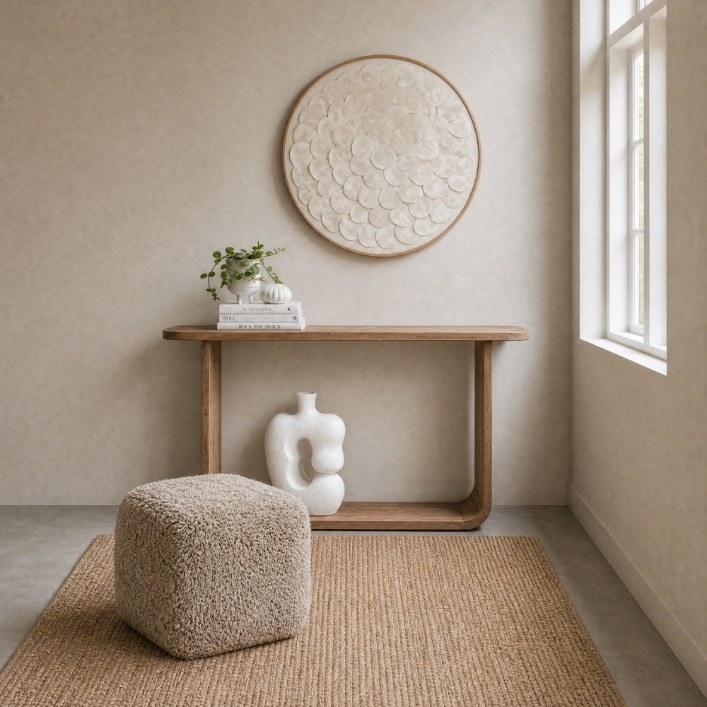 MUST Living Pouf Celeste Taupe