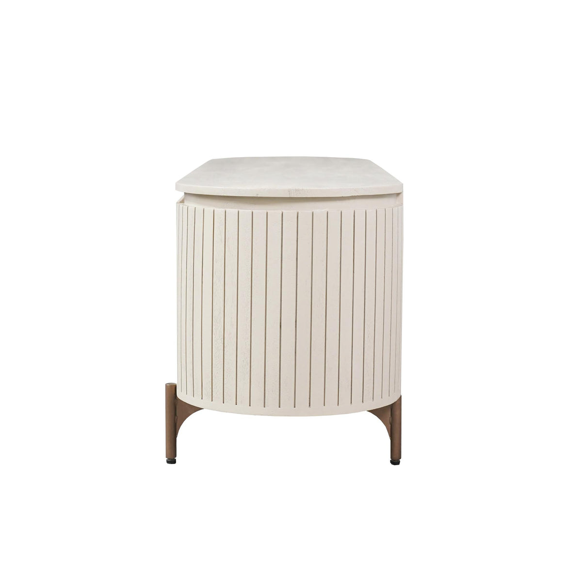 Meuble TV Solana Bois de manguier Sable 210cm Starfurn