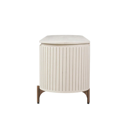 Meuble TV Solana Bois de manguier Sable 210cm Starfurn