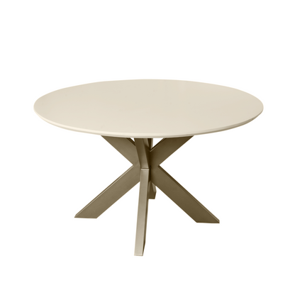Table à manger Madison Bois de manguier Sable Ronde 110cm Starfurn