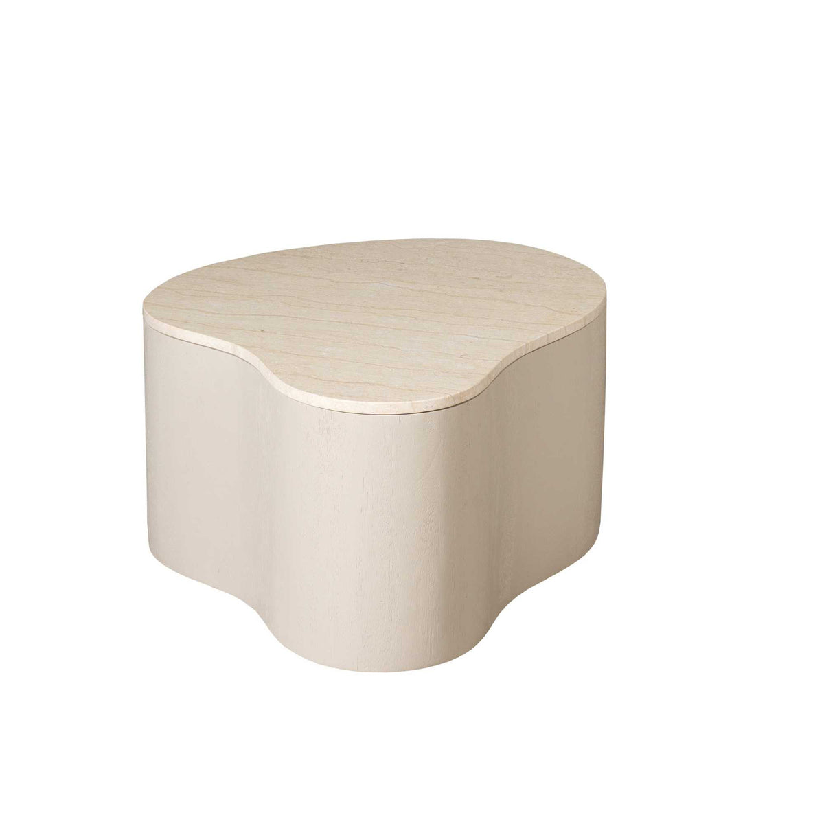 Table basse Lovi Bois de manguier Sable 77cm Starfurn