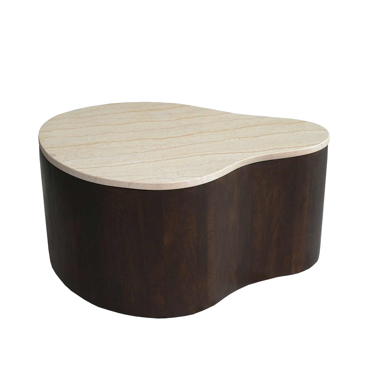 Table basse Lovi Bois de manguier Marron 77cm Starfurn
