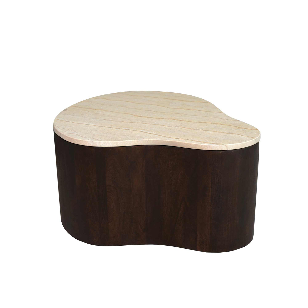 Table basse Lovi Bois de manguier Marron 77cm Starfurn