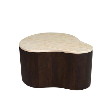 Table basse Lovi Bois de manguier Marron 77cm Starfurn