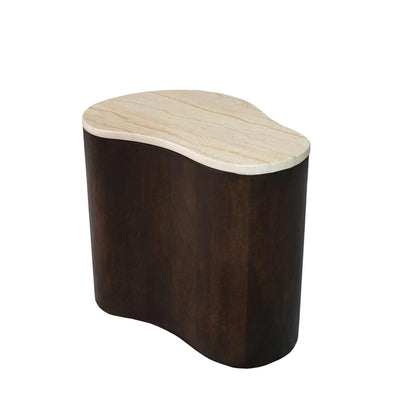 Table basse Lovi Bois de manguier Marron 50cm Starfurn