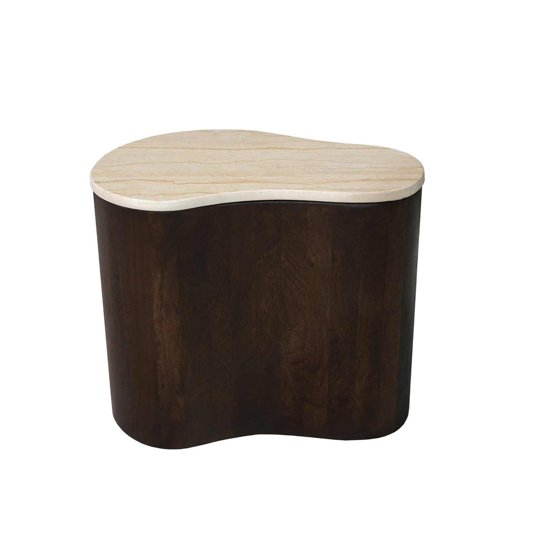 Table basse Lovi Bois de manguier Marron 50cm Starfurn