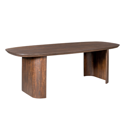 Table à manger Maré Bois de manguier Marron 200cm Starfurn
