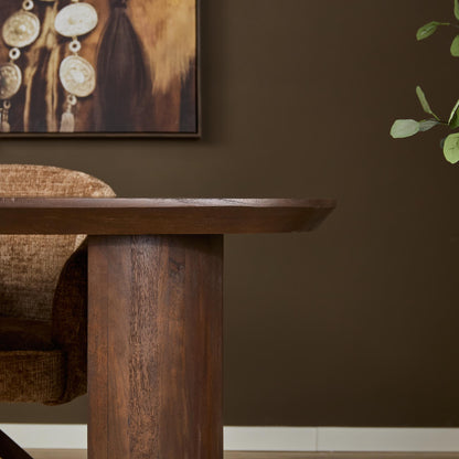 Table à manger Maré Bois de manguier Marron 240cm Starfurn