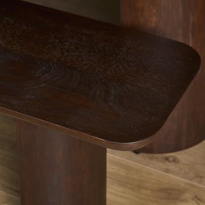 Banc de salle à manger Maré Bois de manguier Marron 180cm Starfurn