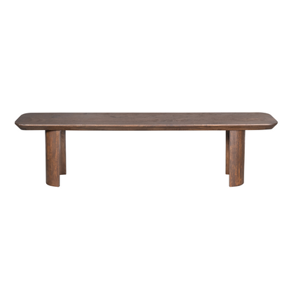 Banc de salle à manger Maré Bois de manguier Marron 180cm Starfurn