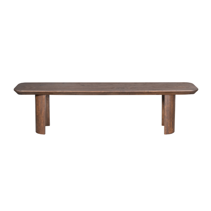 Banc de salle à manger Maré Bois de manguier Marron 220cm Starfurn