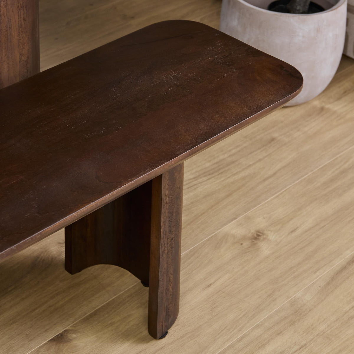 Banc de salle à manger Maré Bois de manguier Marron 280cm Starfurn