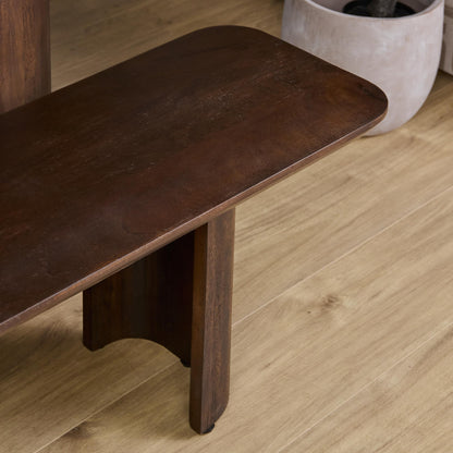 Banc de salle à manger Maré Bois de manguier Marron 280cm Starfurn