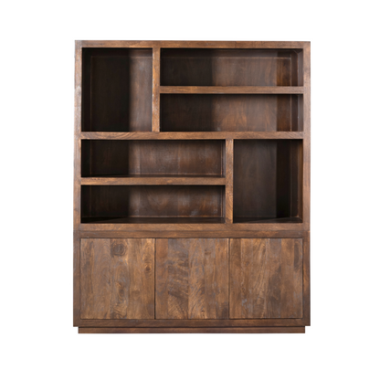 Vitrine Bruxelles Bois de manguier Marron 160cm Starfurn