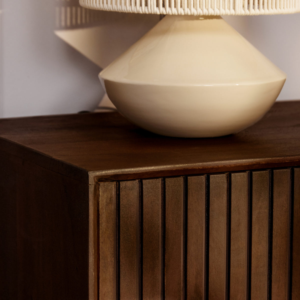 Meuble TV Madison Bois de Manguier Marron 165cm Starfurn