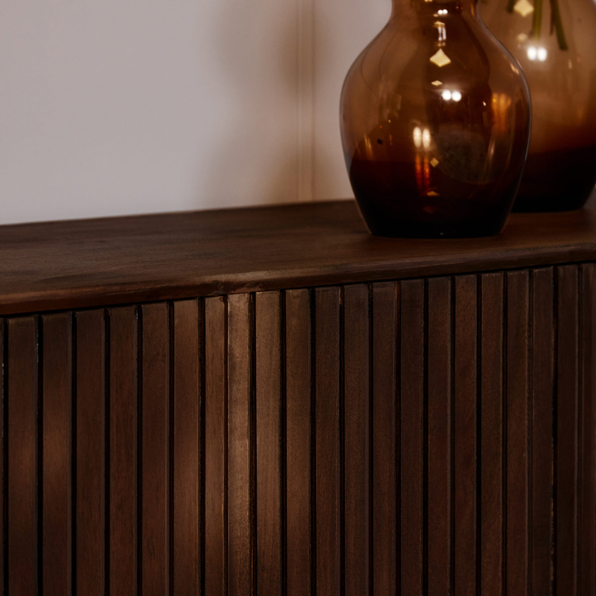 Meuble TV Madison Bois de Manguier Marron 165cm Starfurn