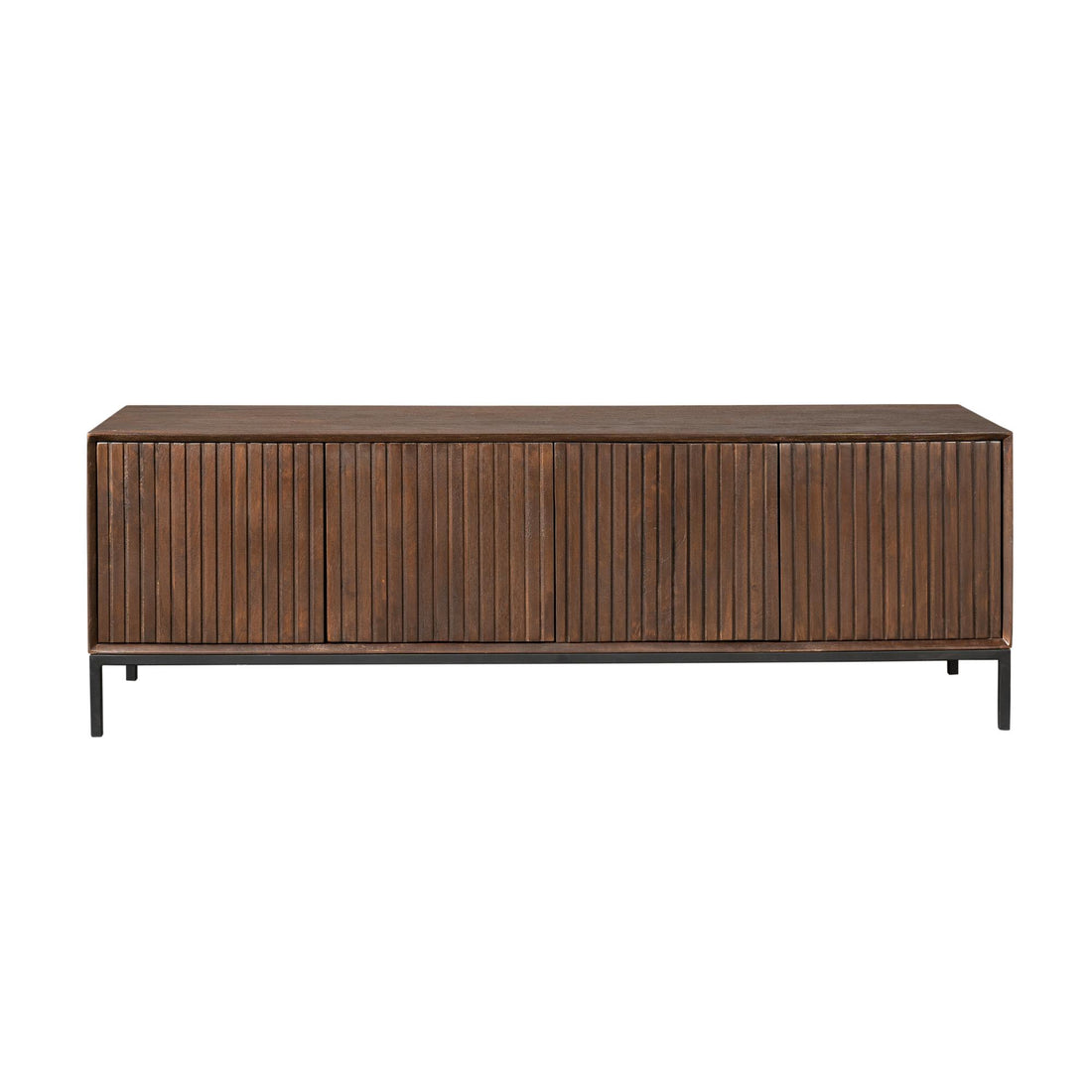 Meuble TV Madison Bois de Manguier Marron 165cm Starfurn