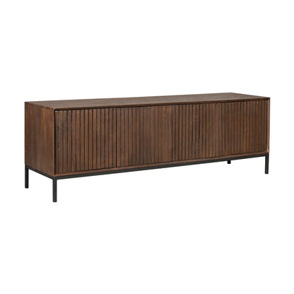 Meuble TV Madison Bois de Manguier Marron 165cm Starfurn