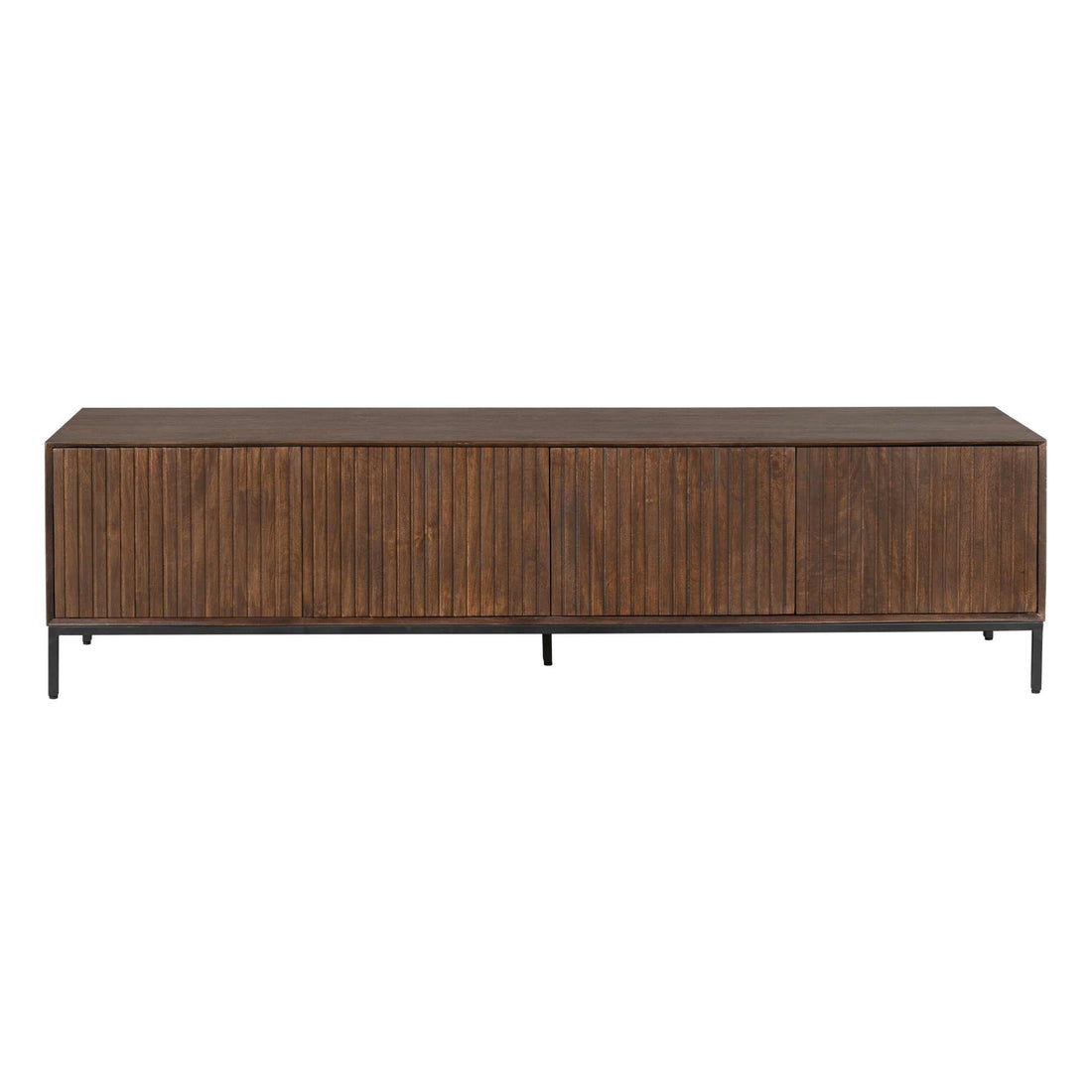 Meuble TV Madison Bois de Manguier Marron 210cm Starfurn