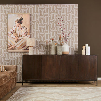 Buffet Madison Bois de manguier Marron 210cm Starfurn