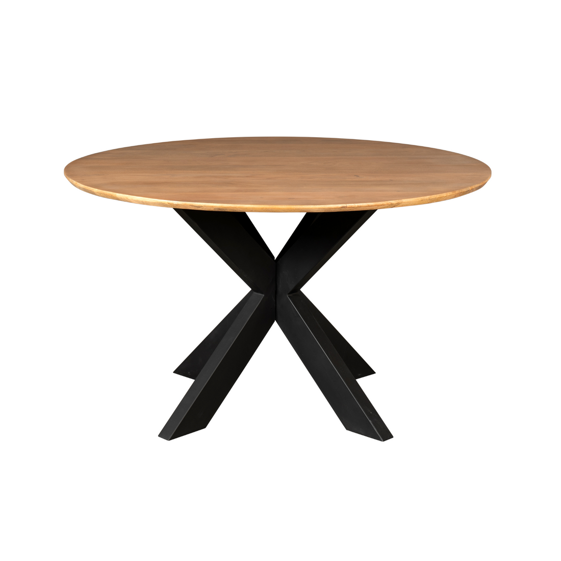 Table à manger Madison Bois de manguier Naturel Ronde 110cm Starfurn