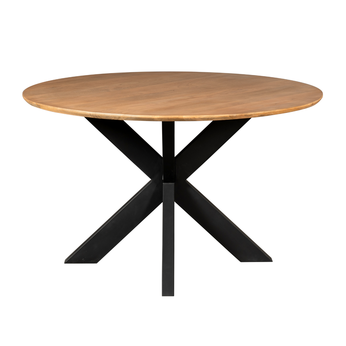 Table à manger Madison Bois de manguier Naturel Ronde 150cm Starfurn