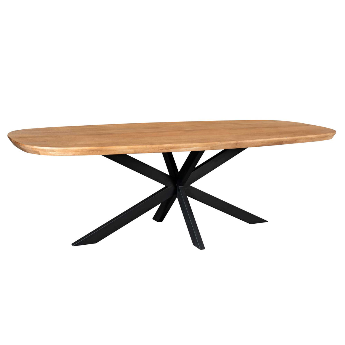 Table à manger Madison Bois de manguier Naturel Danoise Ovale 240cm Starfurn