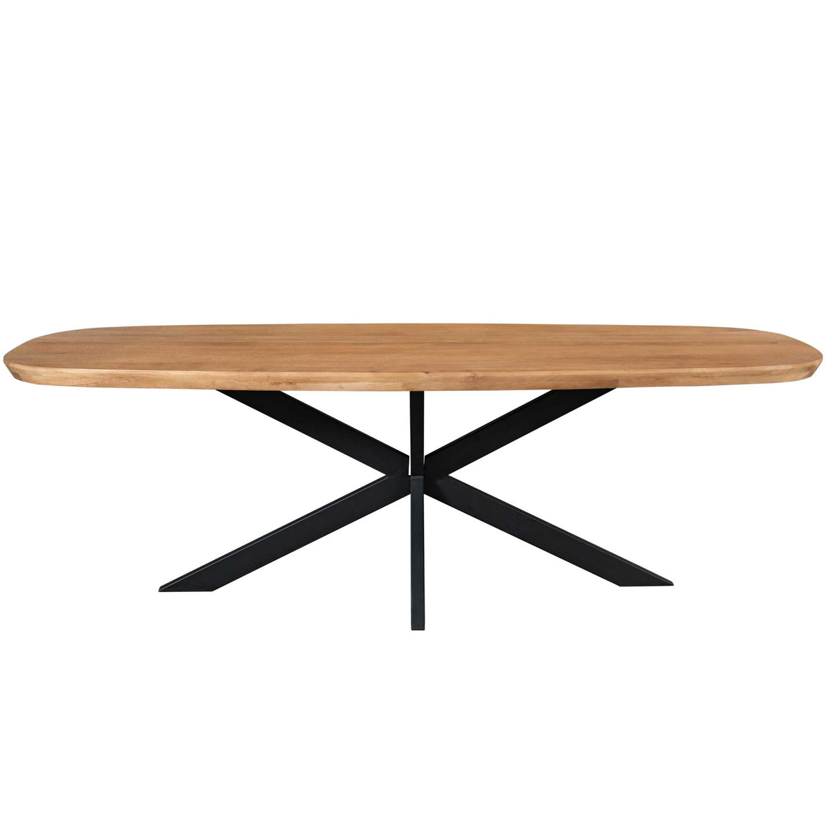 Table à manger Madison Bois de manguier Naturel Danoise Ovale 280cm Starfurn