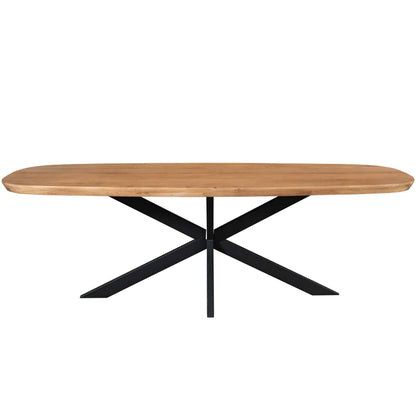 Table à manger Madison Bois de manguier Naturel Danoise Ovale 280cm Starfurn