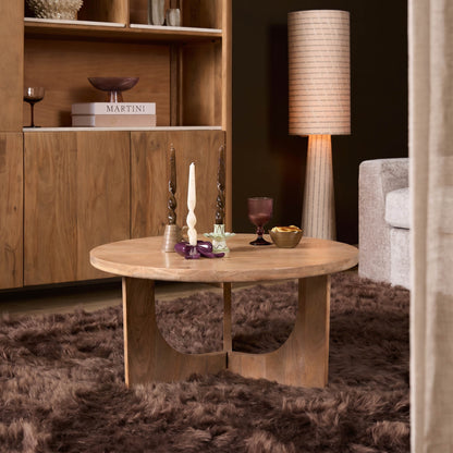 Table basse Guus Bois de manguier Naturel 80cm Starfurn