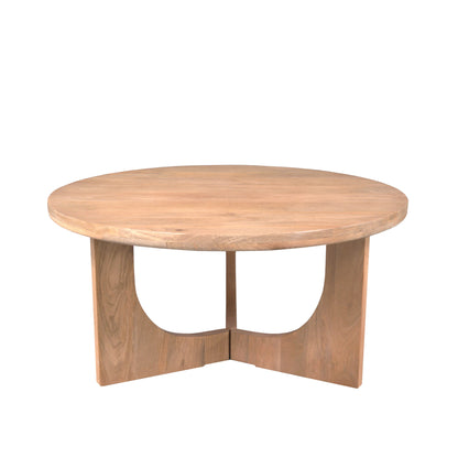 Table basse Guus Bois de manguier Naturel 80cm Starfurn