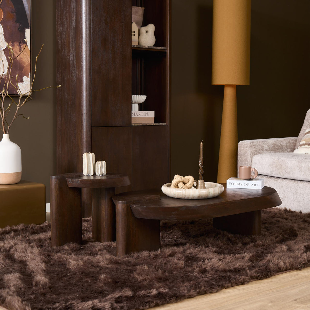 Table basse Rava en bois de manguier marron 125 cm Starfurn
